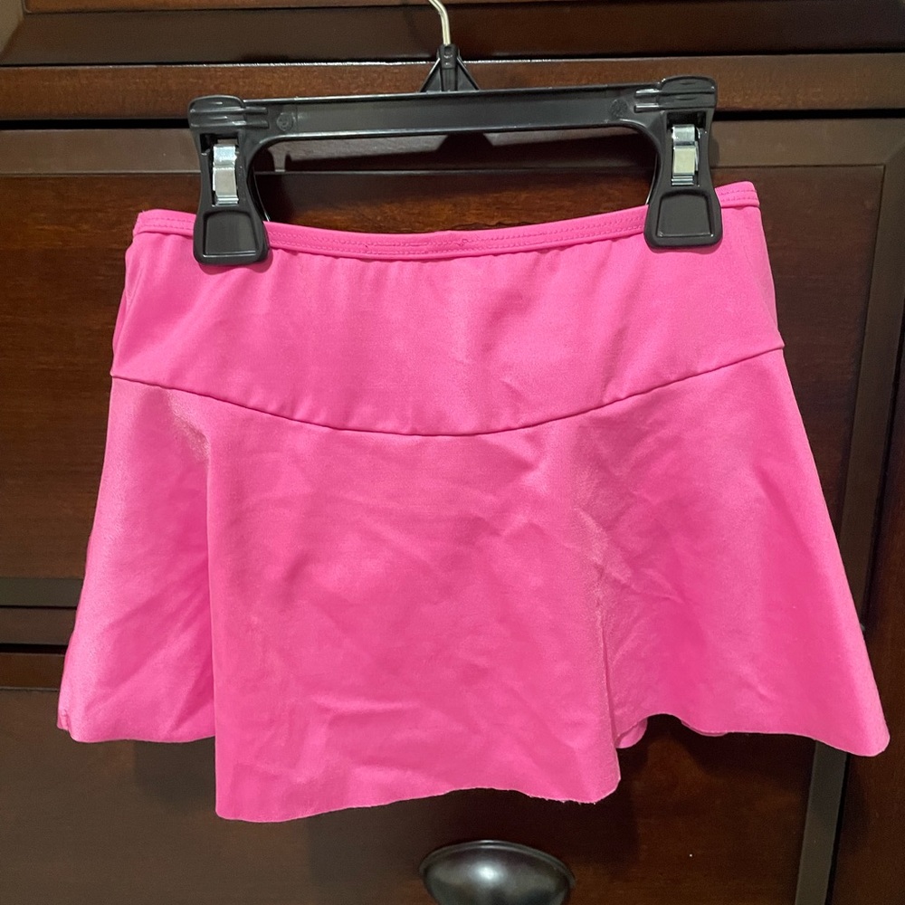 Cat and Jack Girl pink swim skort